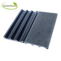 High Strength & Low Expansion Solid WPC Decking with Grey Color